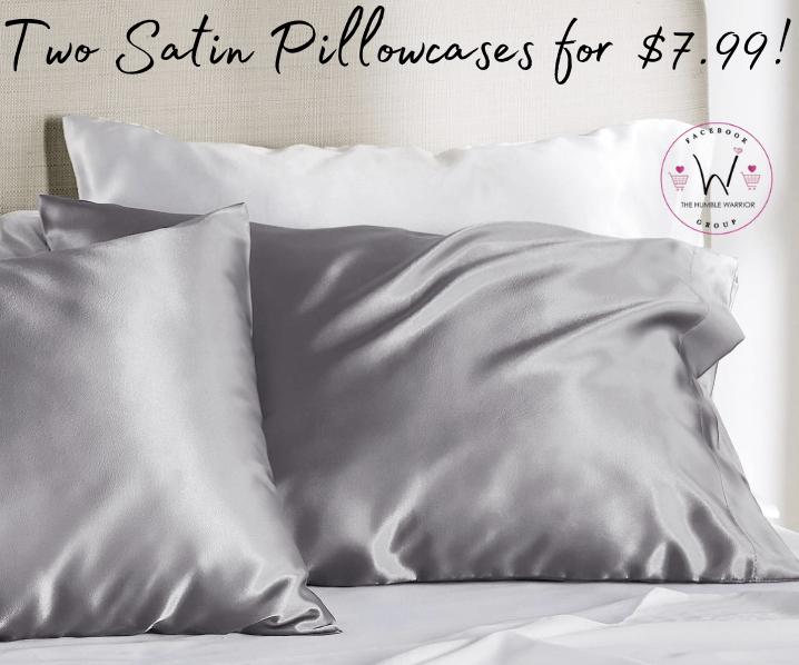 Bedsure 2-Pack of Satin Pillowcases!